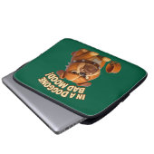 Doggone bad mood bulldog – funny dog for work laptopschutzhülle (Vorne Knopf)