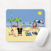 Doggone Beachy Mousepad (Mit Mouse)