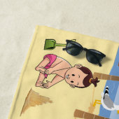 Doggone Beachy Strandtuch (Beispiel)