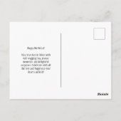 Doggone Delightful Birthday - individuell anpassba Postkarte (Rückseite)