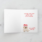 Doggone It Gelbe Labrador Welpe Weihnachten (Innenseite)