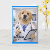 Doggone It Get Well Card FB-2 Karte (Gelbe Blume)