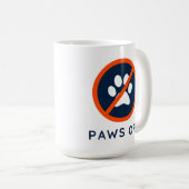 DogGoneIt - Paws Off-15 oz Kaffeetasse (VorderseiteRechts)