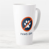 DogGoneIt - Paws Off- 17 oz Milchtasse (Rechte Ecke)