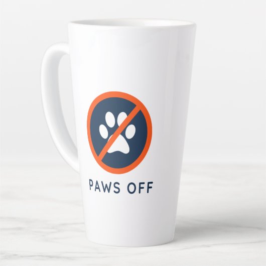 DogGoneIt - Paws Off- 17 oz Milchtasse (Linke Ecke)