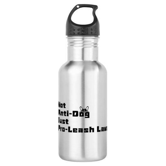 DogGoneIt - Pro-Leash Gesetze-180z Edelstahlflasche (Vorderseite)