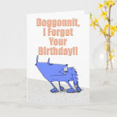Doggonnit Geburtstag Karte (Gelbe Blume)