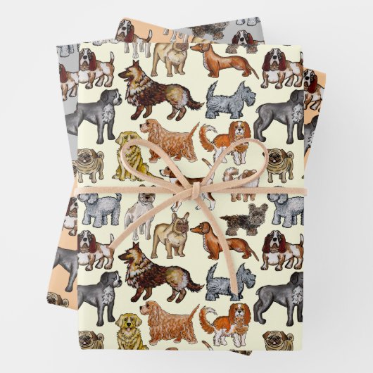 Doggos Hunde Design Geschenkpapier Set (Beispiel)