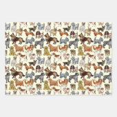 Doggos Hunde Design Geschenkpapier Set (Vorderseite)