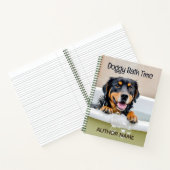 Doggy Bath Time Book Cover Inspiration Notebook Notizblock (Innenseite)