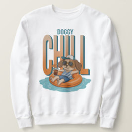Doggy Chill und trinken Sweatshirt