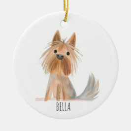 Doggy Christmas Ornamnent Keramik Ornament