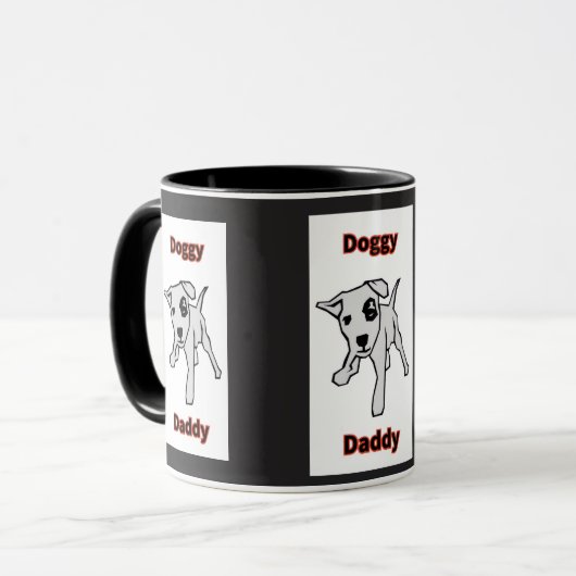Doggy Daddy Tasse (Vorderseite Links)
