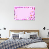 Doggy Hund Leinwand Bat Mitzvah Sign-In Memory Boa (Insitu (Schlafzimmer))