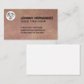 Doggy Icon | Dog Trainer | Tierdienste Visitenkarte (Vorne/Hinten)