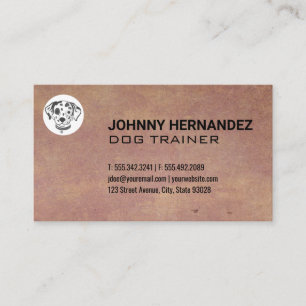 Doggy Icon   Dog Trainer   Tierdienste Visitenkarte