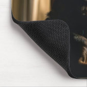 Doggy im Fenster Mousepad (Ecke)