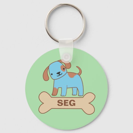 Doggy Name Tag Schlüsselanhänger (Vorderseite)