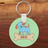 Doggy Name Tag Schlüsselanhänger (Vorderseite)