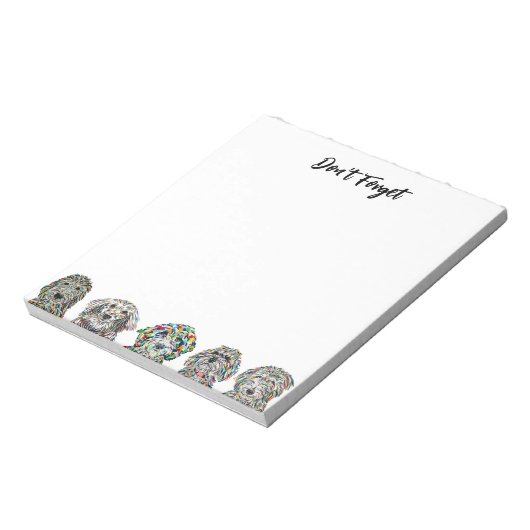 Doggy Notepad Notizblock (Rotiert)