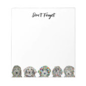 Doggy Notepad Notizblock (Vorderseite)