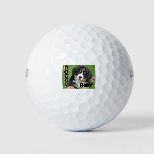 Doggy Ruff Golfball (Vorderseite)