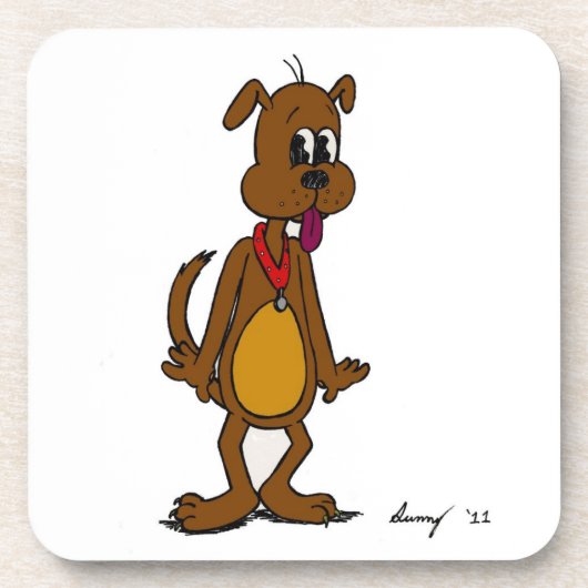 Doggy Toon Cork Untersetzer (Vorderseite)