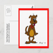 Doggy Toon Postcard Postkarte (Vorne/Hinten)