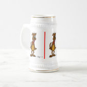 Doggy Toon Stein Bierglas (Vorderseite Links)