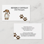 Doggy- und Dog-Paw-Prints | Trainer Visitenkarte (Vorne/Hinten)