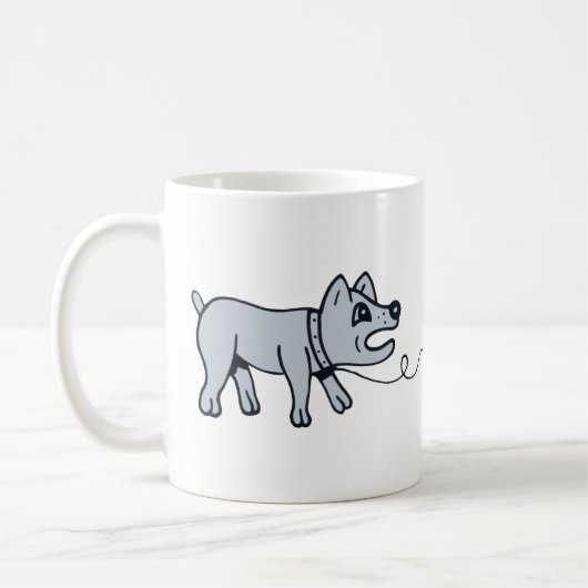 Doggy Walkies. Kaffeetasse (Links)