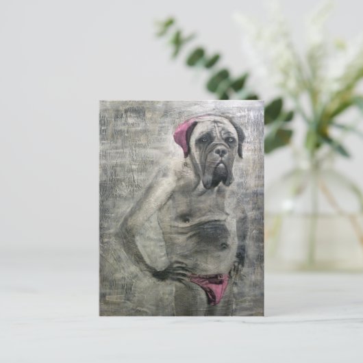Doggystyle*** Postkarte (Stehend Vorderseite)