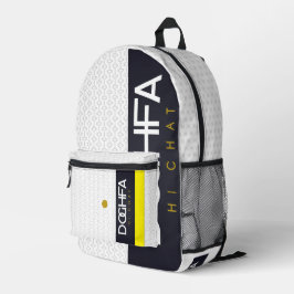 DOGHFA BEDRUCKTER RUCKSACK