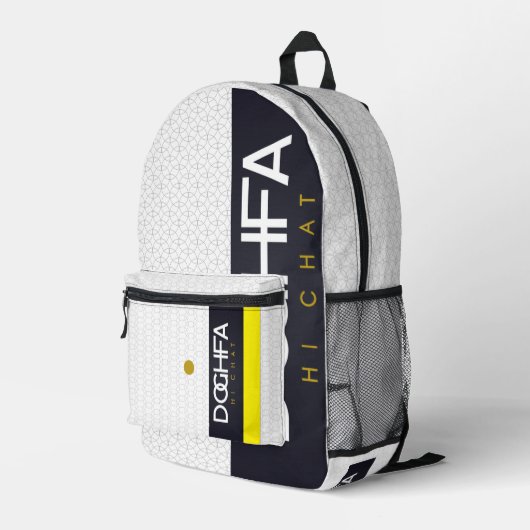 DOGHFA BEDRUCKTER RUCKSACK (Rückseitige Ecke Rechts)