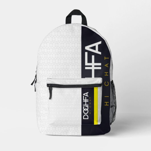 DOGHFA BEDRUCKTER RUCKSACK (Vorderseite)