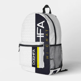DOGHFA BEDRUCKTER RUCKSACK
