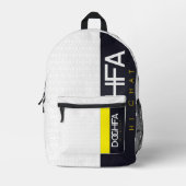 DOGHFA BEDRUCKTER RUCKSACK (Vorderseite)