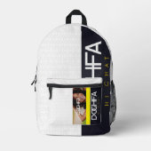 DOGHFA BEDRUCKTER RUCKSACK (Vorderseite)