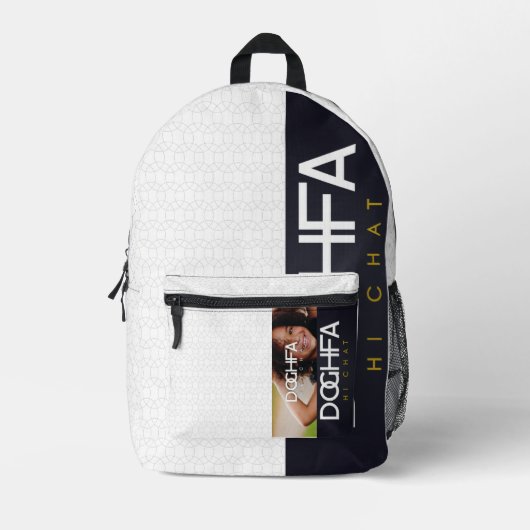 DOGHFA BEDRUCKTER RUCKSACK (Vorderseite)