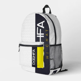 DOGHFA BEDRUCKTER RUCKSACK