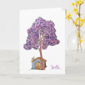 Doghouse, Hallo... Karte (Gelbe Blume)