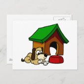 Doghouse Scene Postkarte (Vorne/Hinten)