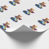 DOGI Held – Rette Die Welt Geschenkpapier (Ecke)