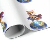 DOGI Held – Rette Die Welt Geschenkpapier (Rolleneckpunkt)