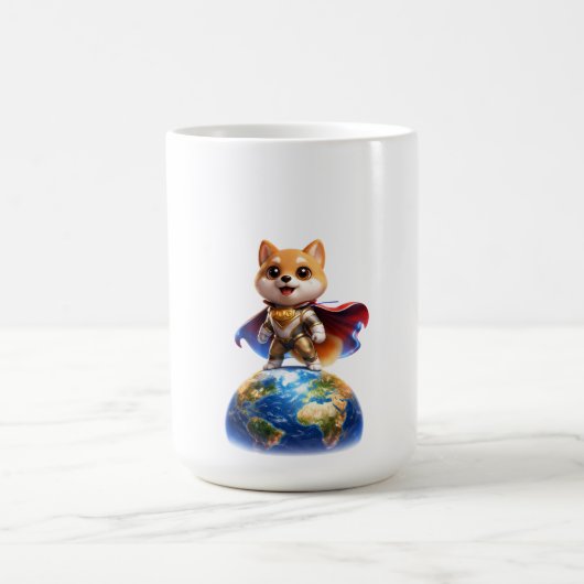 DOGI Held – Rette Die Welt Kaffeetasse (Mittel)