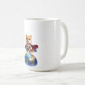 DOGI Held – Rette Die Welt Kaffeetasse (VorderseiteRechts)