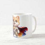 DOGI Held – Rette Die Welt Kaffeetasse (VorderseiteRechts)