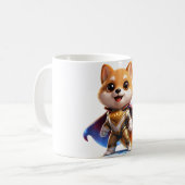 DOGI Held – Rette Die Welt Kaffeetasse (Vorderseite Links)