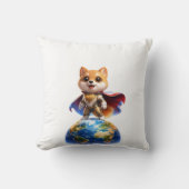 DOGI Held – Rette Die Welt Kissen (Vorderseite)