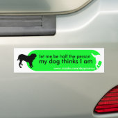 Dogisms "Inhaber-Gebets-" Grün Autoaufkleber (Auf Auto)